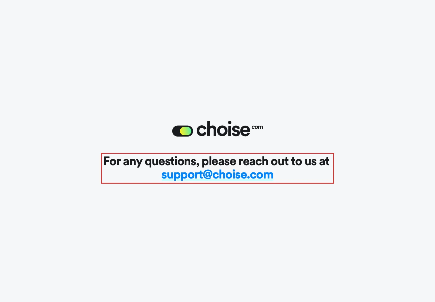 Главная страница Choise.com с ограниченным публичным содержанием